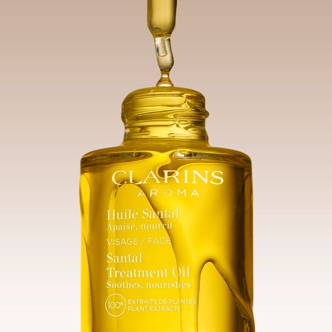 Olio viso Huile Santal - pelle secca o arrossata