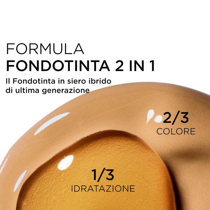 Focus sul mix di due texture: siero e fondotinta nella formula potenziata del fondotinta in siero di Clarins per una coprenza di nuova generazione.
