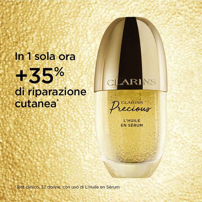 Immagine di L&rsquo;Huile en S&eacute;rum che ne mette in risalto le propriet&agrave; riparatrici per la pelle
