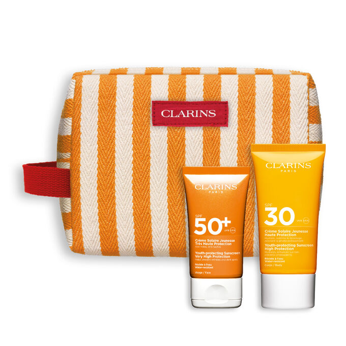 Routine solare viso alta protezione