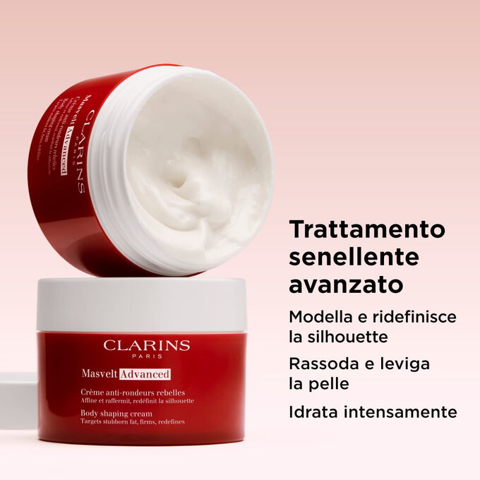 Crema corpo modellante di nuova generazione per scolpire e affinare la silhouette, garantendo al contempo un&rsquo;idratazione intensiva per una pelle pi&ugrave; liscia.