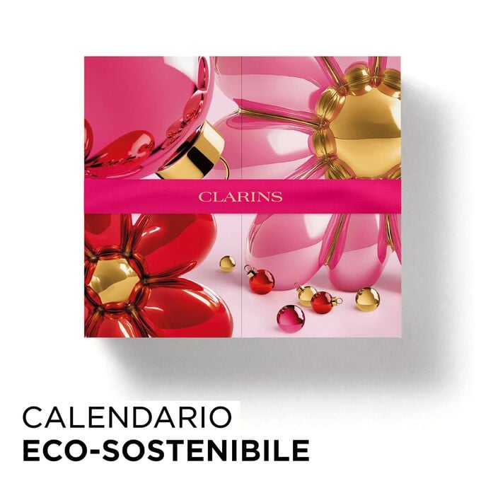 Confezione del Calendario dell&rsquo;Avvento eco-sostenibile con imballaggio in carta sostenibile per un set regalo beauty da 12 giorni.
