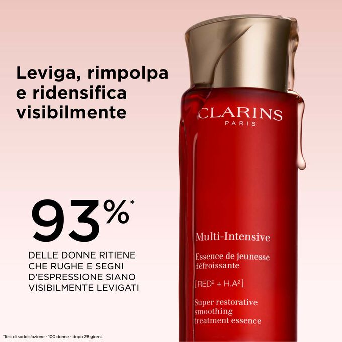 Lozione antiet&agrave; clinicamente testata per levigare e rimpolpare visibilmente la pelle, donando una pelle giovane e radiosa per il 93% delle donne.