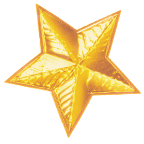 Composizione decorativa natalizia con astronauti, una stella e un pianeta che si presenta come una luce per l’albero di Natale