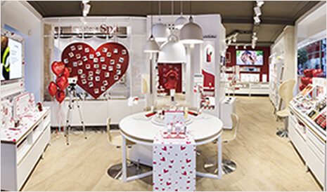 Interno boutique Clarins