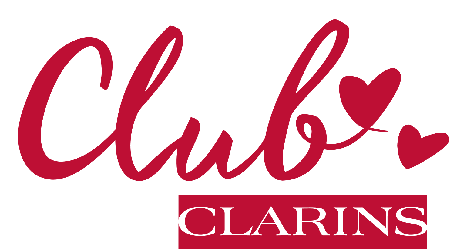 Logo rosso Club Clarins