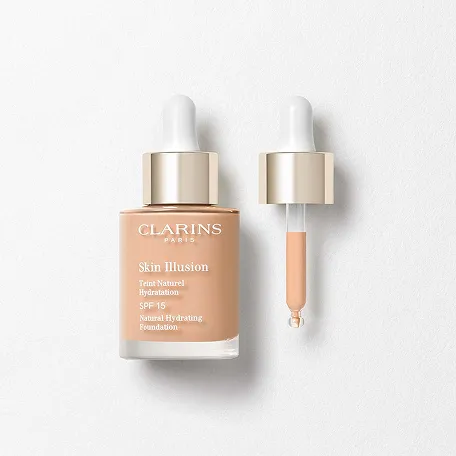 Packshot di Skin Illusion SPF15, che offre una coprenza modulabile e un finish satinato