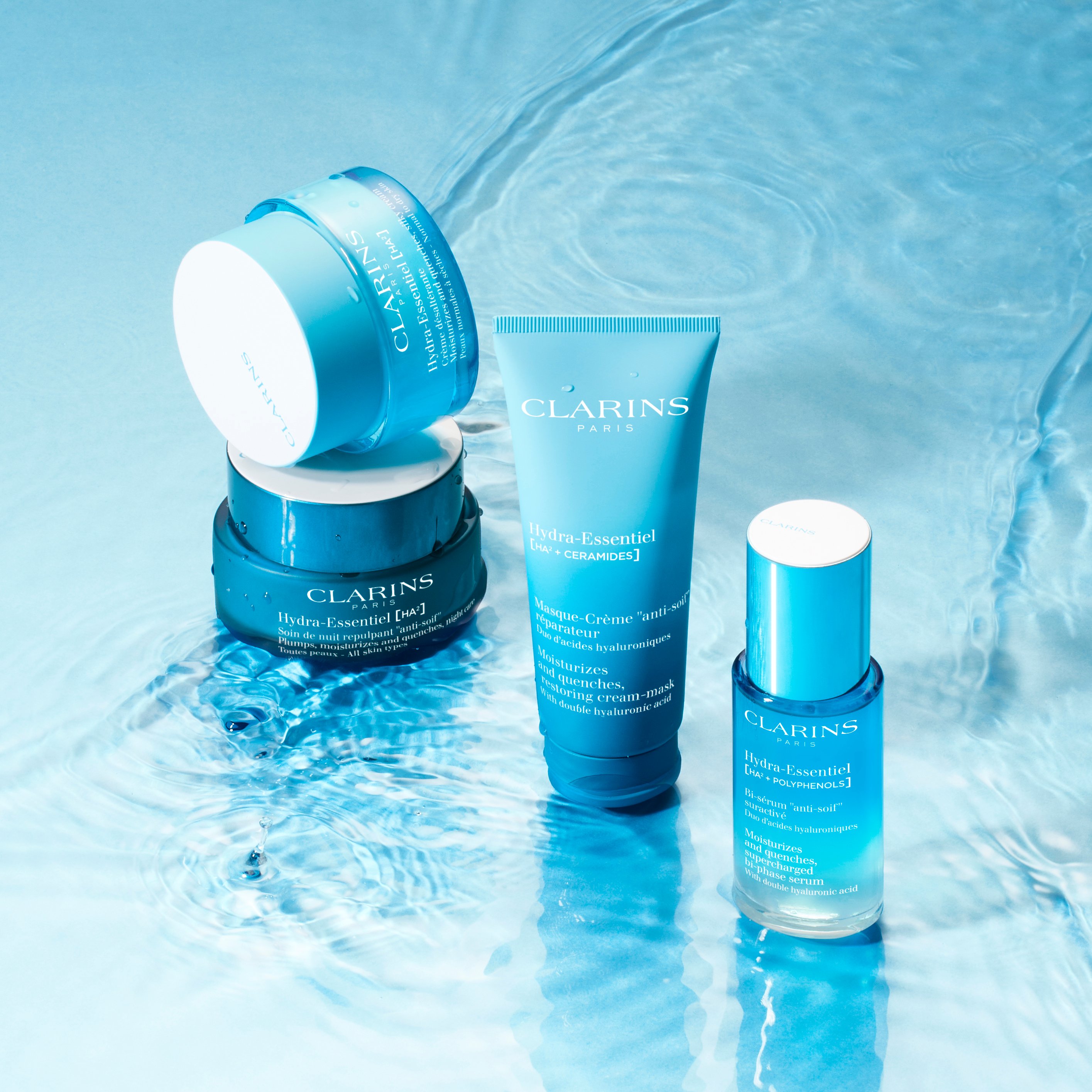 Linea idratante Clarins