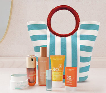 Clarins premium partner banner