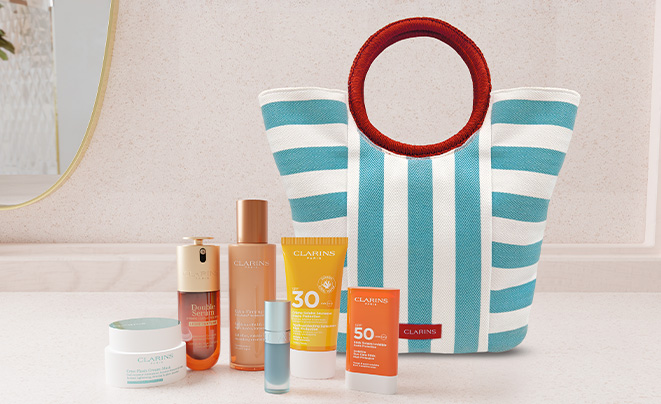 Clarins premium partner banner
