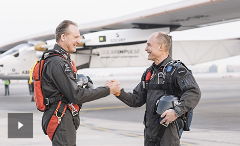 vidéo André Borschberg et Bertrand Piccard