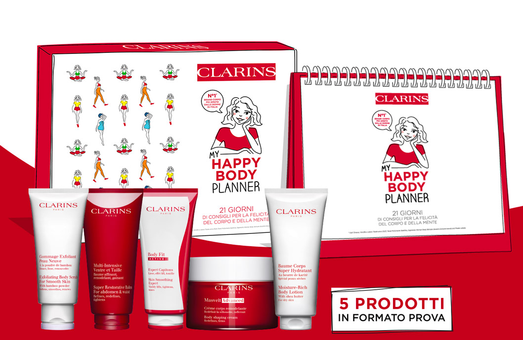 Clarins premium partner  banner