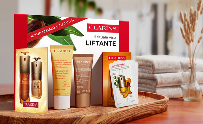 Clarins premium partner banner
