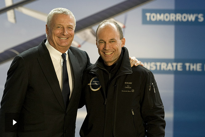 vidéo Christian Courtin-Clarins e Bertrand Piccard.