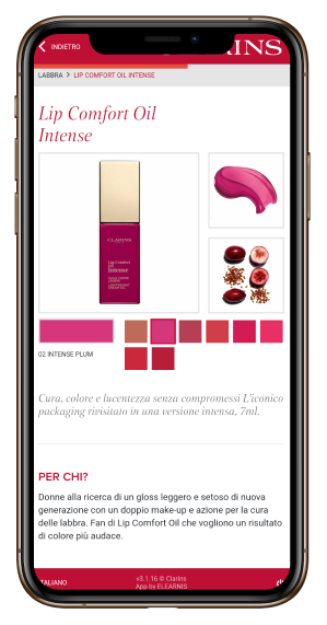 iphone photo App Clarins